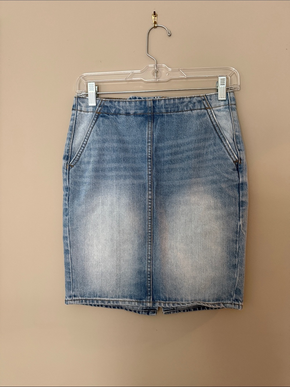 GAP Light Blue Denim Pencil Skirt